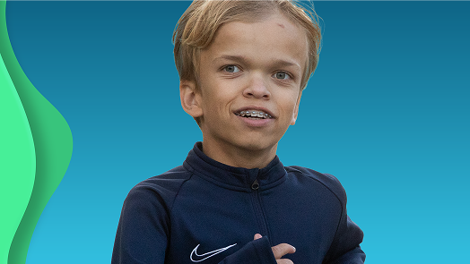 Photo of a teenager with Achondroplasia